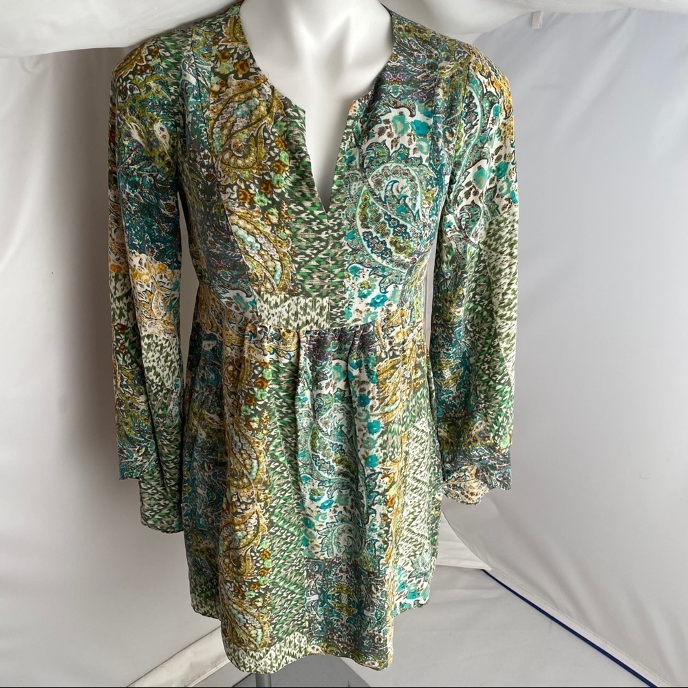 Anthropologie Floreat Amelie silk kimono dress 4